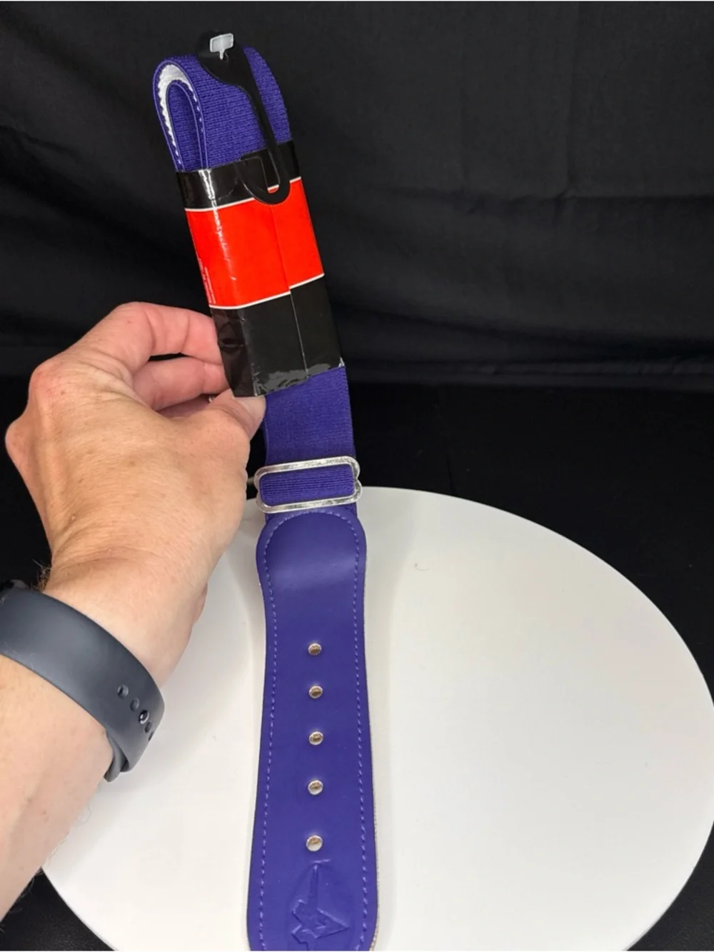 Alleson Youth Baseball Belt - Purple 18-32